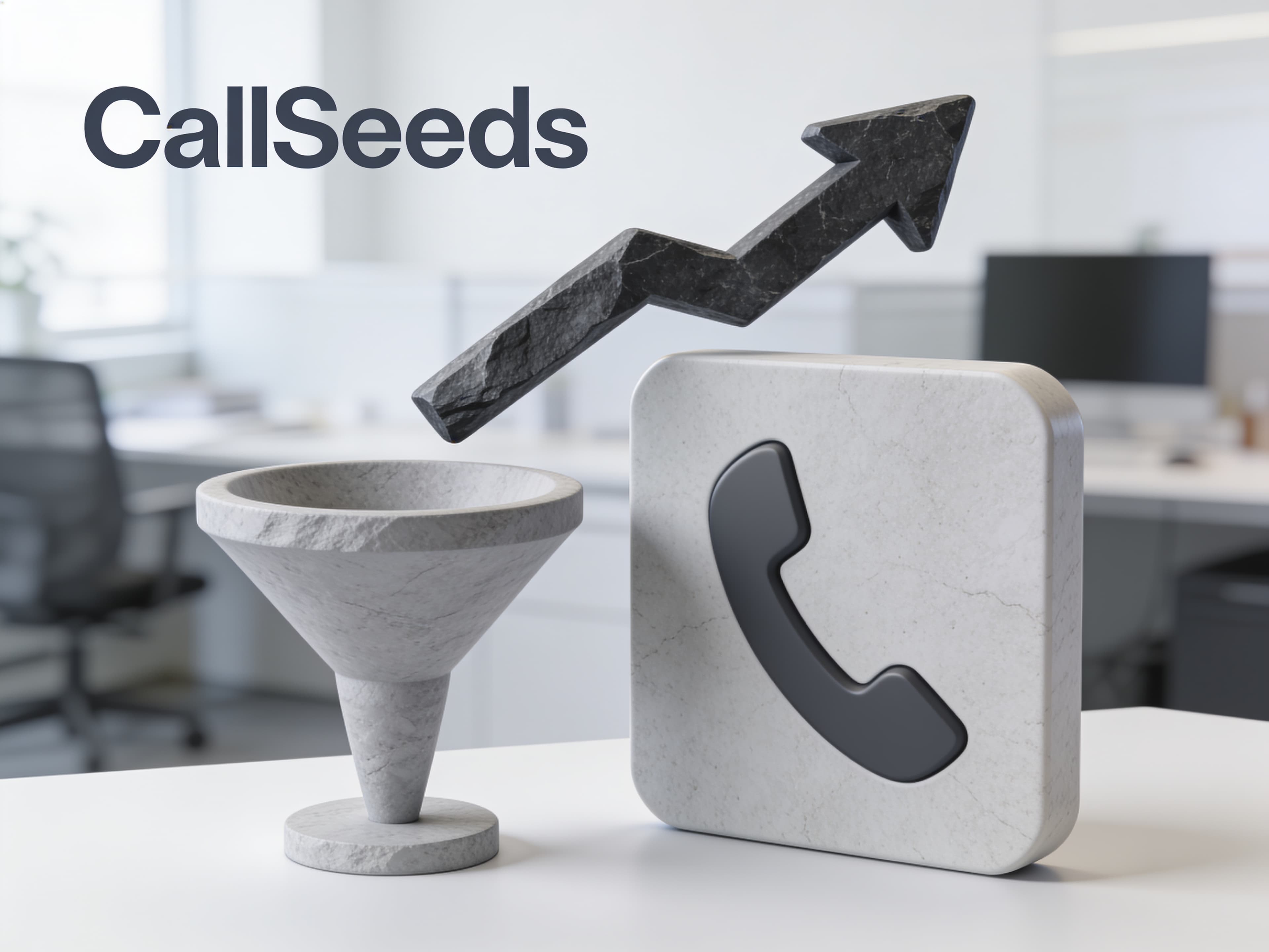 Infographic showing how missed business calls drain a lead funnel while covered calls drive growth